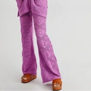 Free People Beach Get Away Crochet Pants